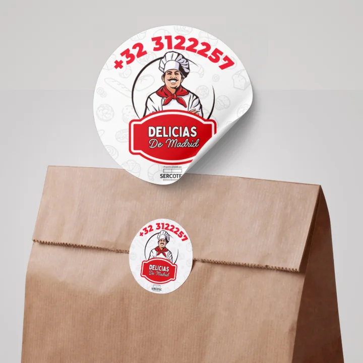 Stickers para Delicias de Madrid, diseñado por Selvática